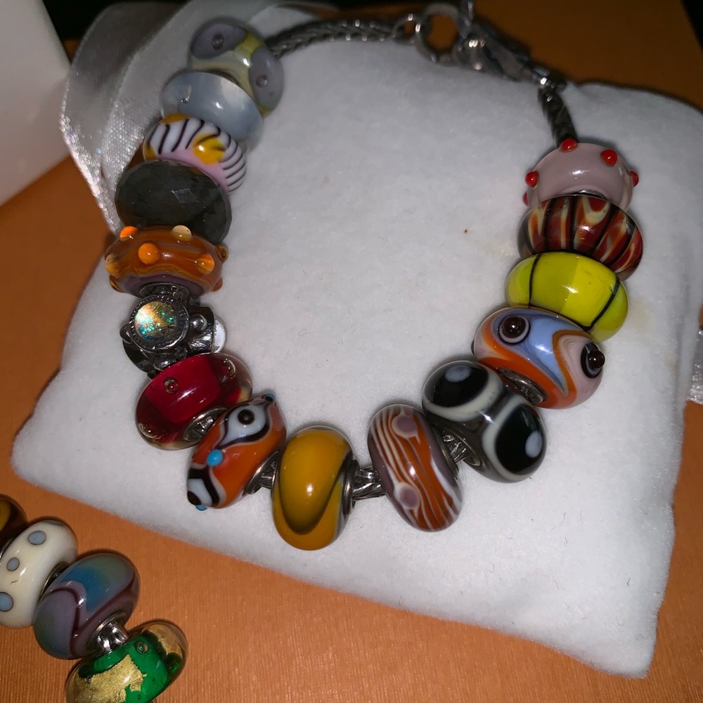 TROLL BEADS DOUBLE BRACELET SET